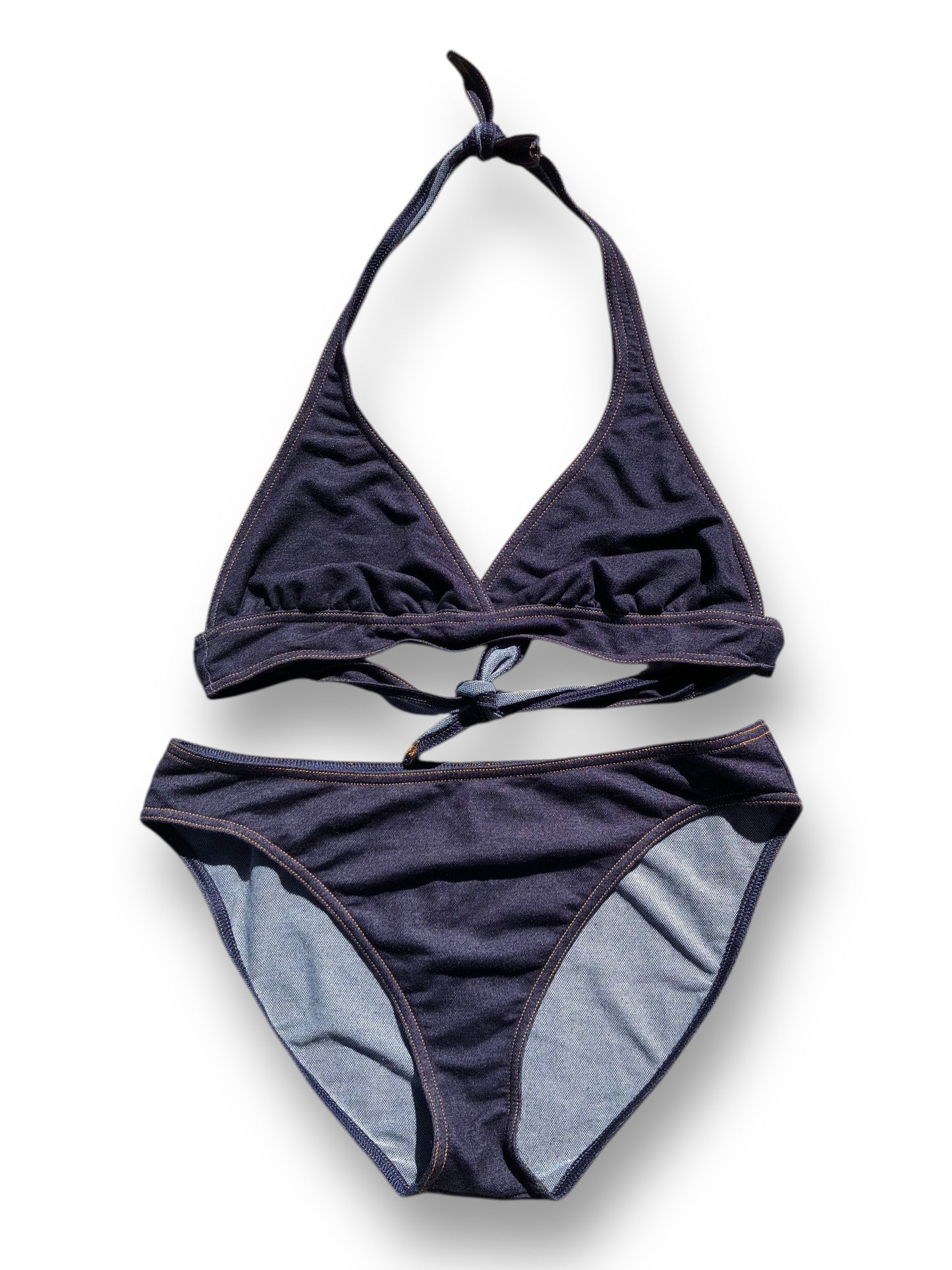 Dark Wash Denim Bikini (L/XL)