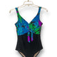 90’s Carol Wíor Retro One-Piece Swimsuit (L)