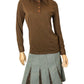 60’s Tarni Brown Retro Shirt (M)