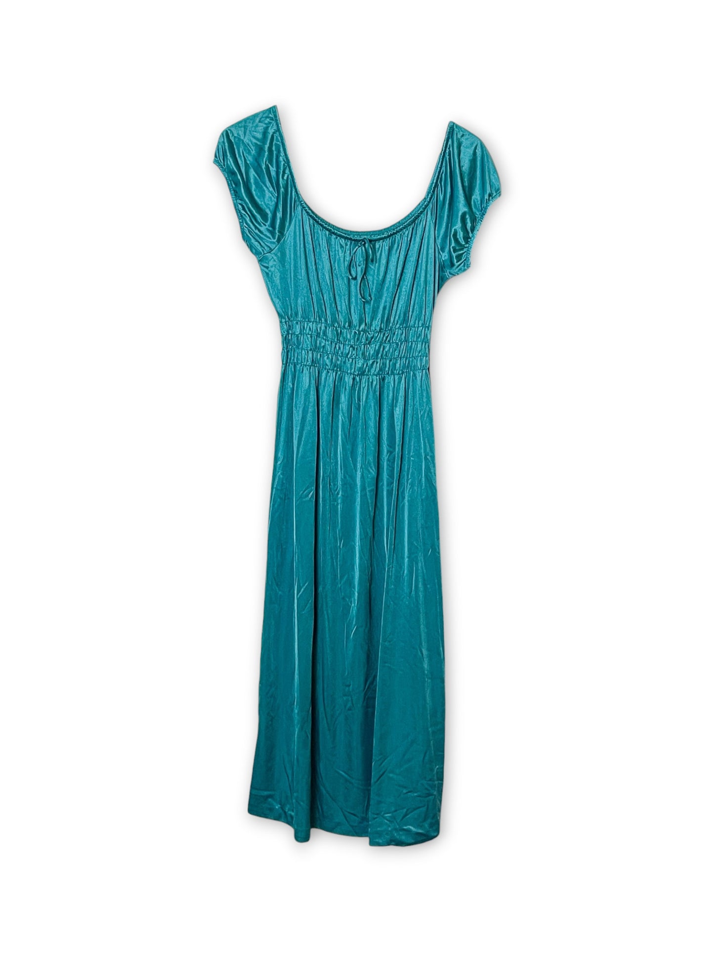 70’s Retro Turquoise Lounge Dress (S)