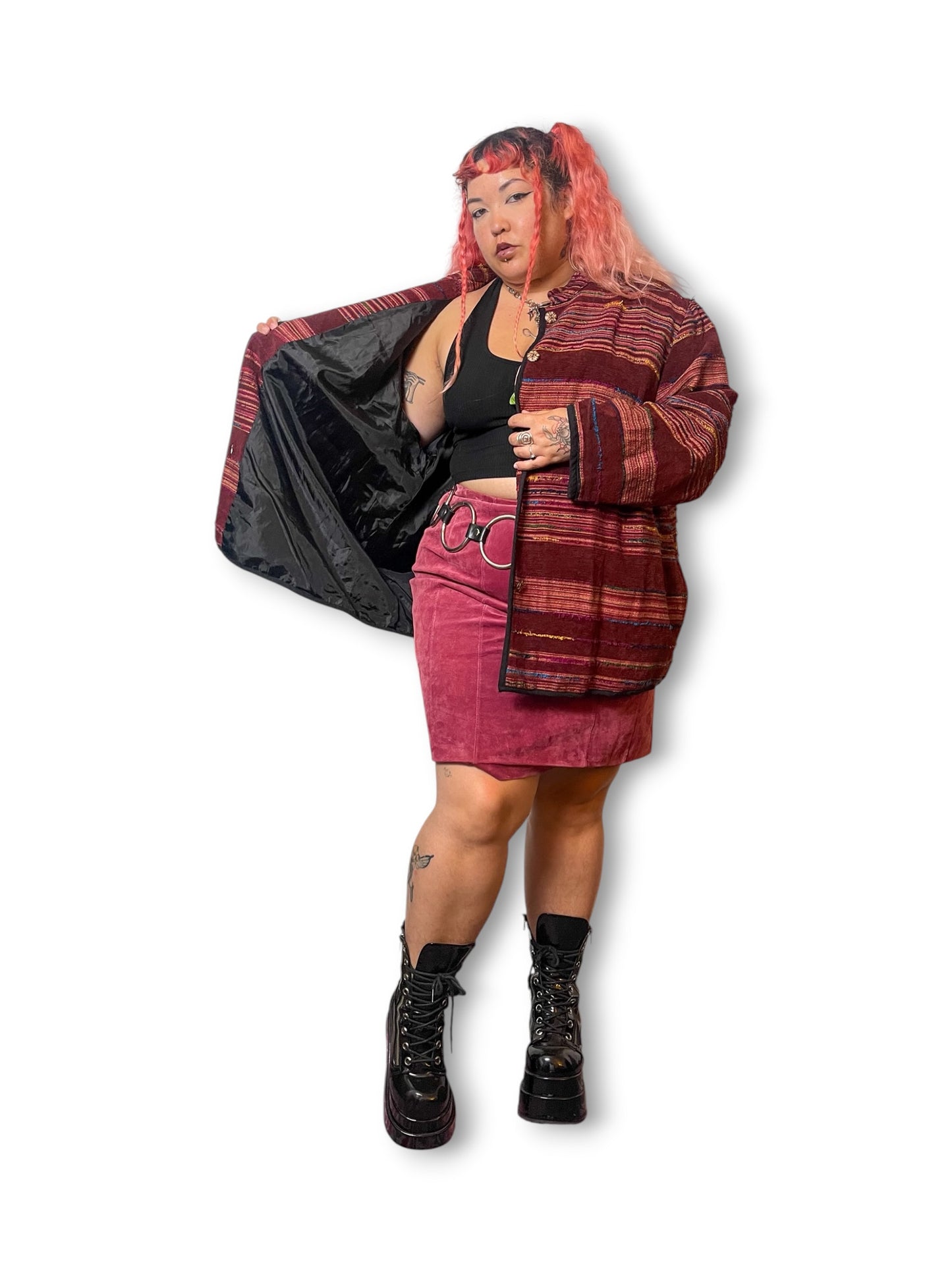 90’s/Y2K Boho Tapestry Jacket (4X)