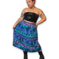 90’s Boho Retro Print Skirt (1X)
