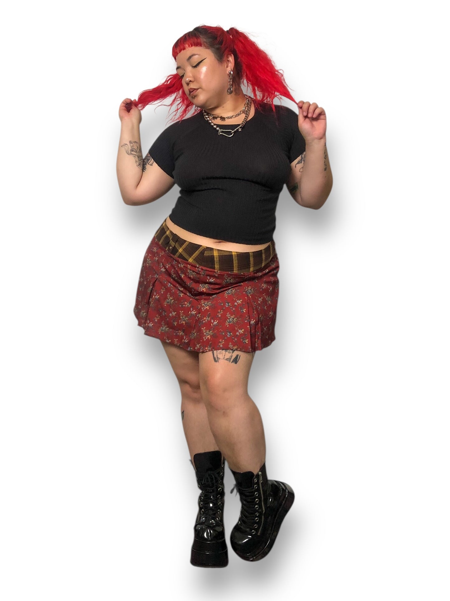 90’s Amanda Smith Black Knit Shirt (L/XL)