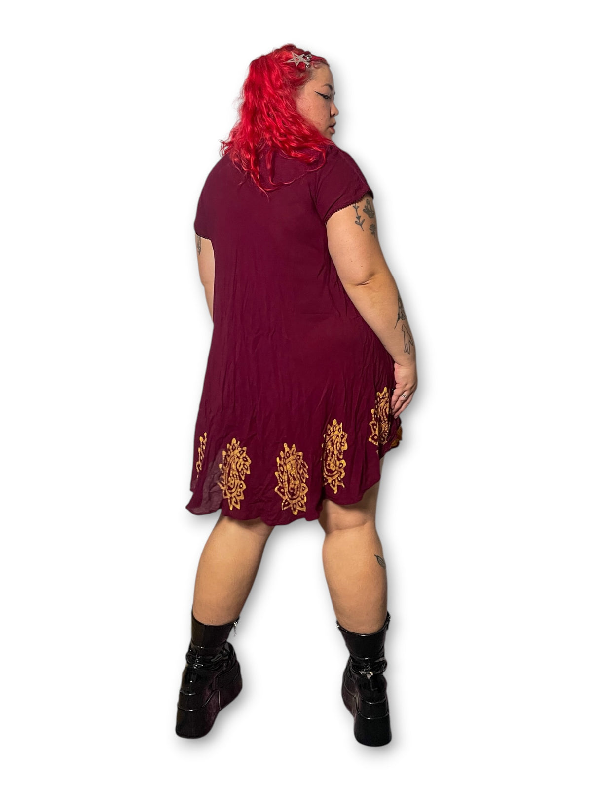 90’s/Y2K Boho Whimsy Dress (OSFM)
