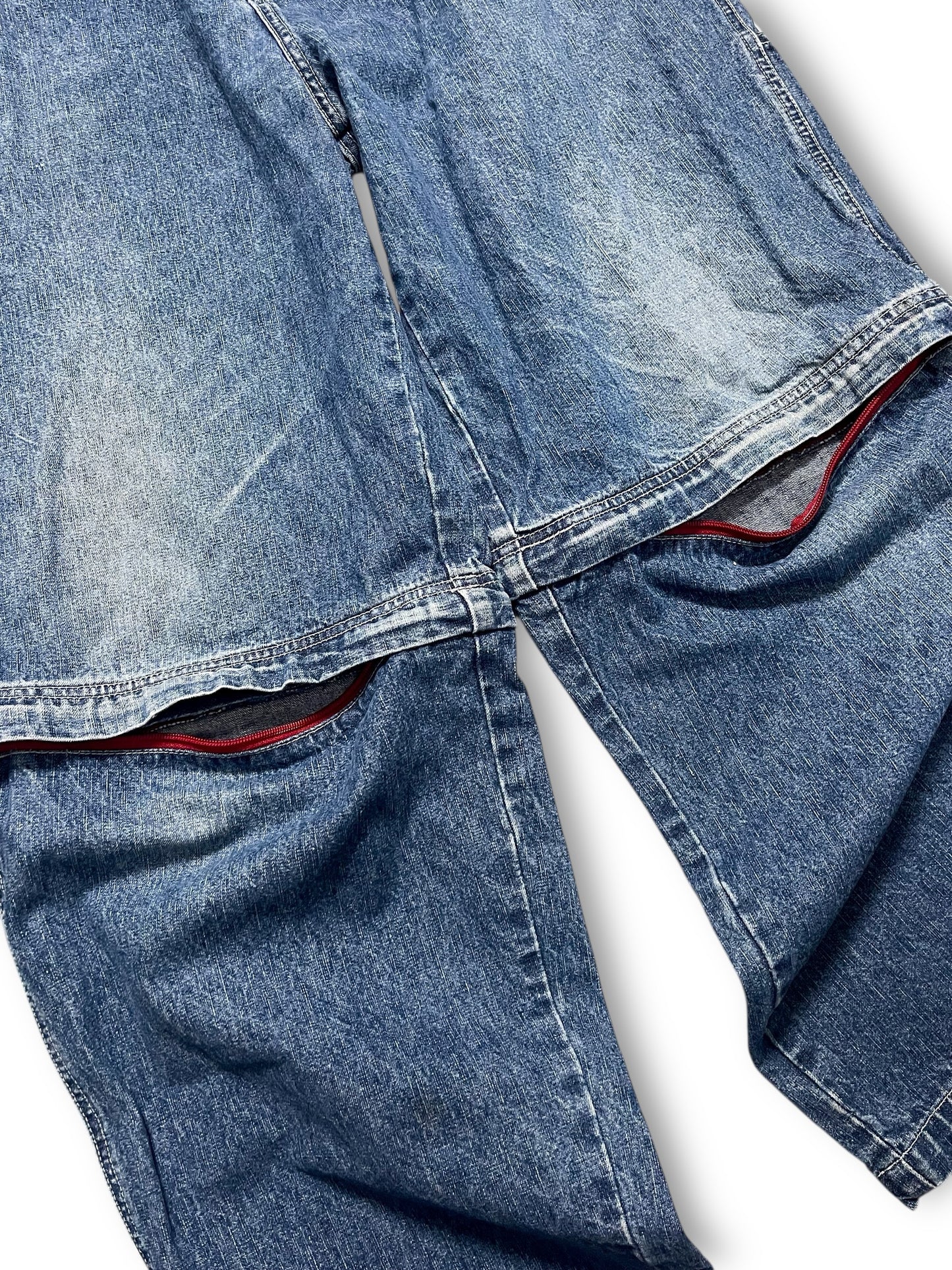 Y2K No Boundaries Denim Cargo Jeans (L/XL)