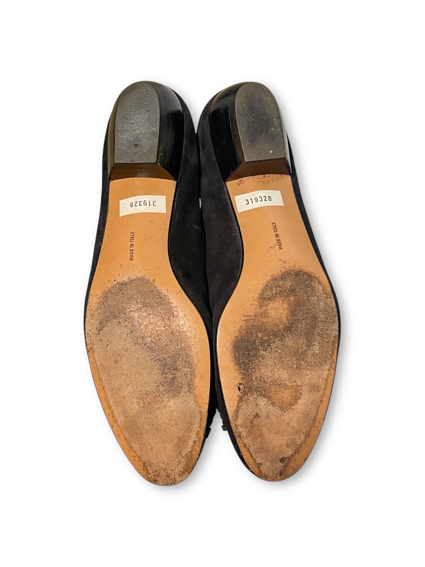 90’s Salvatore Ferragamo Suede Flats (10)