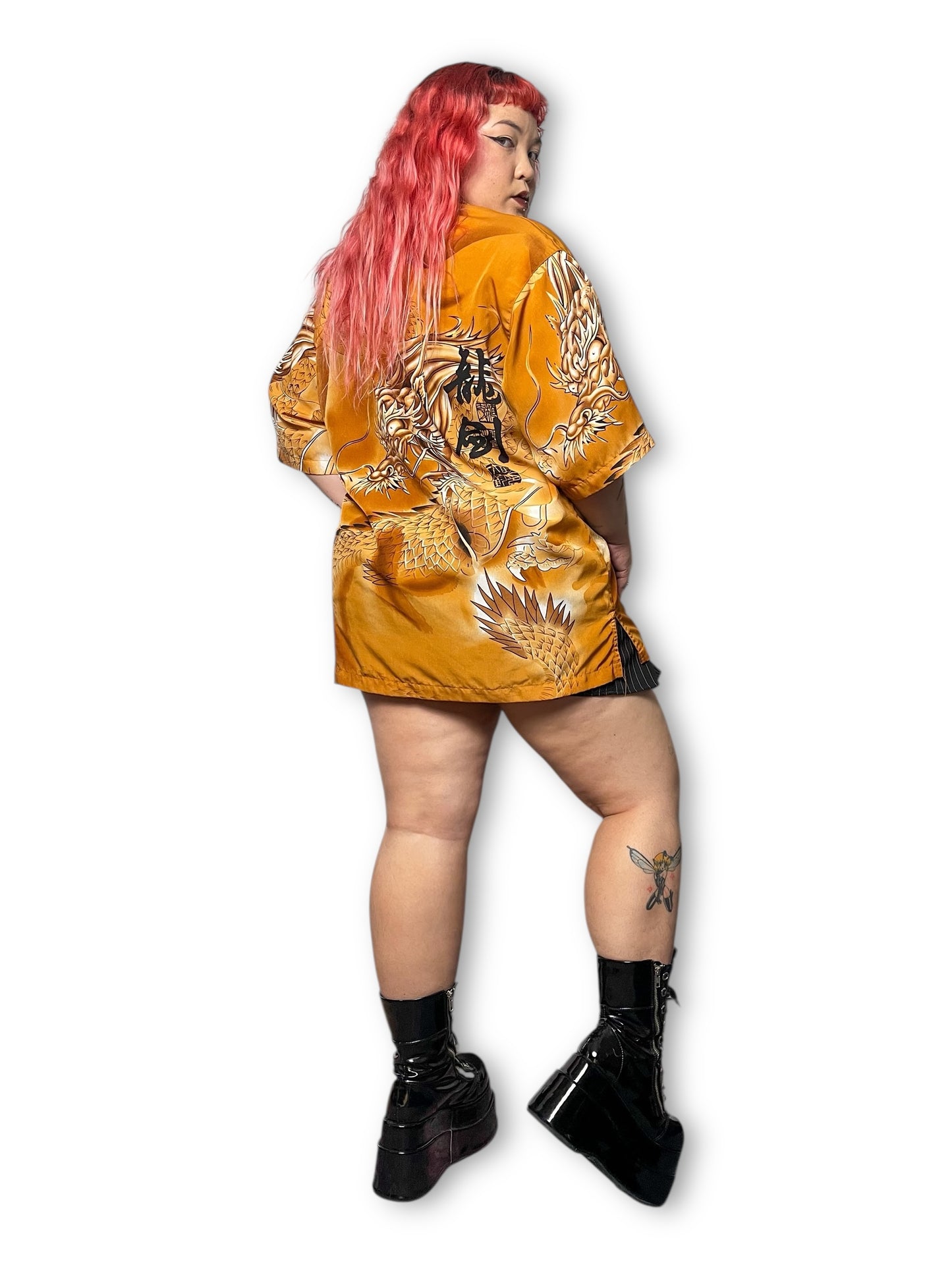 80’s/90’s Impaq Sportswear Graphic Dragon Print Shirt (XL/1X/2X)