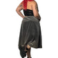 80’s/90’s Tumbleweeds Gray Velvet Skirt (XL/2X/3X)