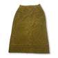90’s/Y2K Olive Corduroy Midi Skirt (S/M)