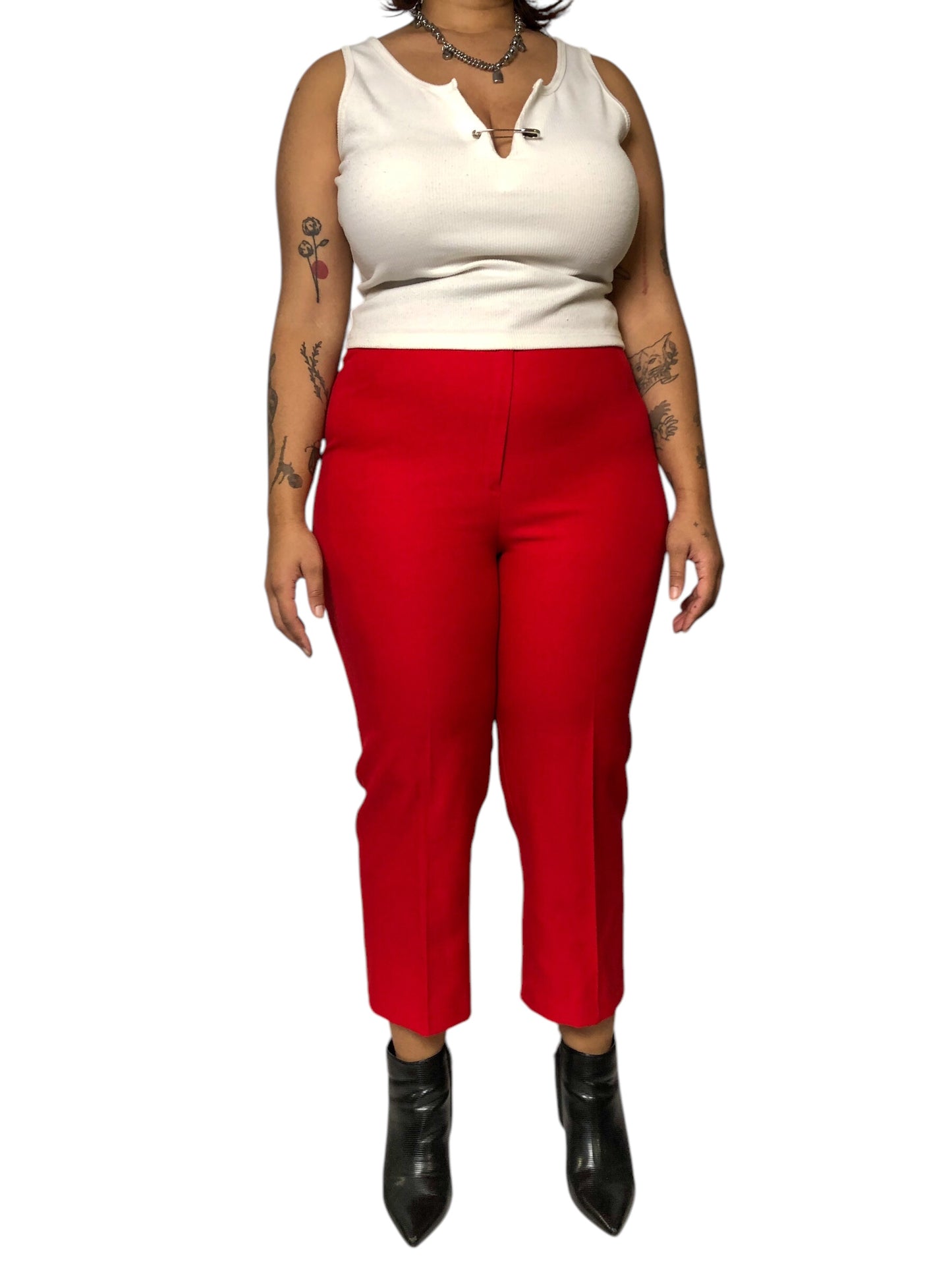 80’s/90’s Haberdashery by Personal Cherry Red Pants (XL)