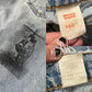 70’s/80’s Levi’s 505 Upcycled Denim Jeans (XL)