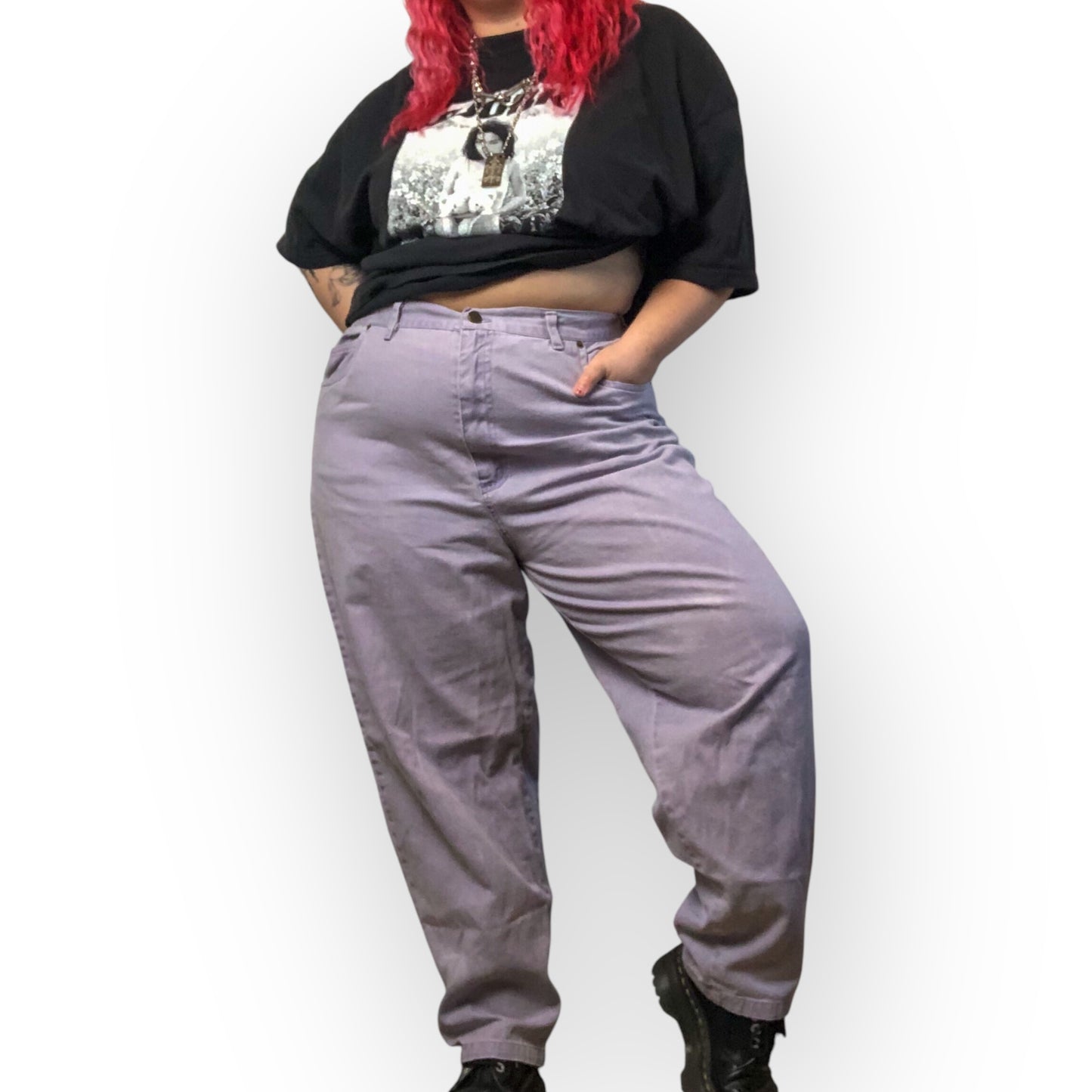 90’s/Y2K Forenza Lavender Jeans (2X/3X)