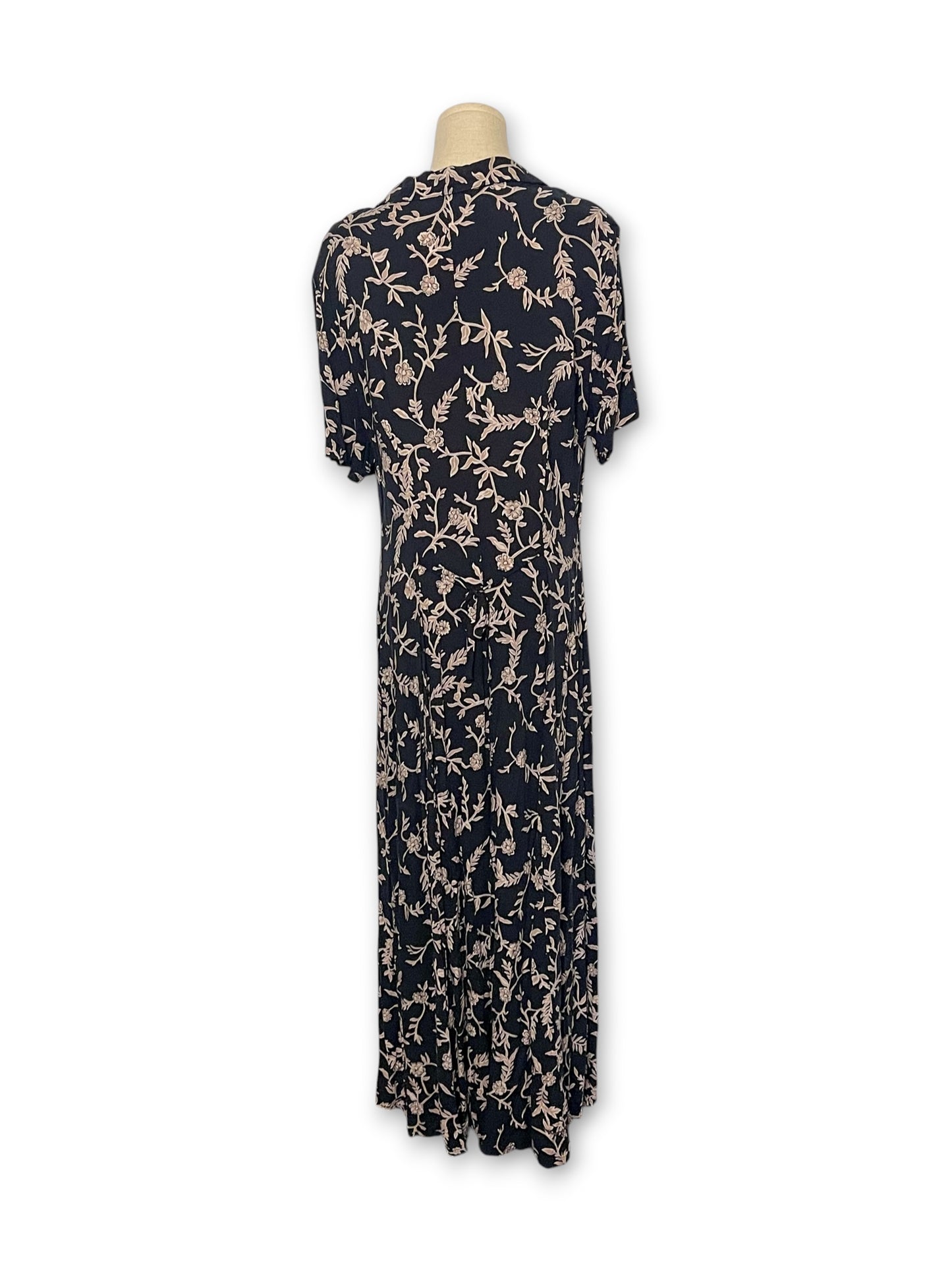Y2K Boho Grunge Maxi Dress (XL)