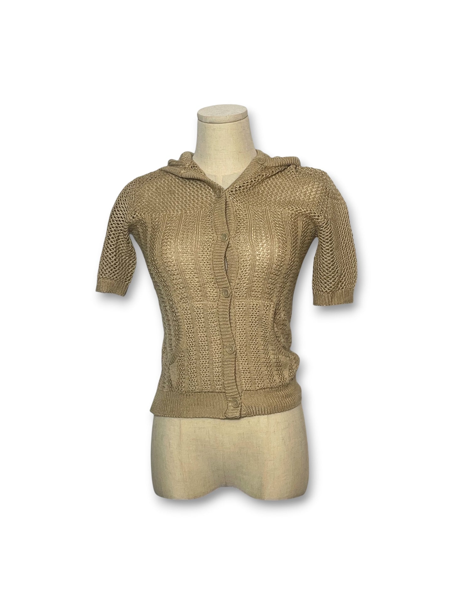 80’s Knit Hooded Sweater (S/M)