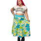 Y2K Floral Tiered Midi Skirt (2X)