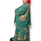 Y2K Simply Southwest Sea Green Retro Patterned 3-Piece Set (2X)