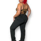 Y2K American Sweetheart Black Corduroy Pants (XL/2X)