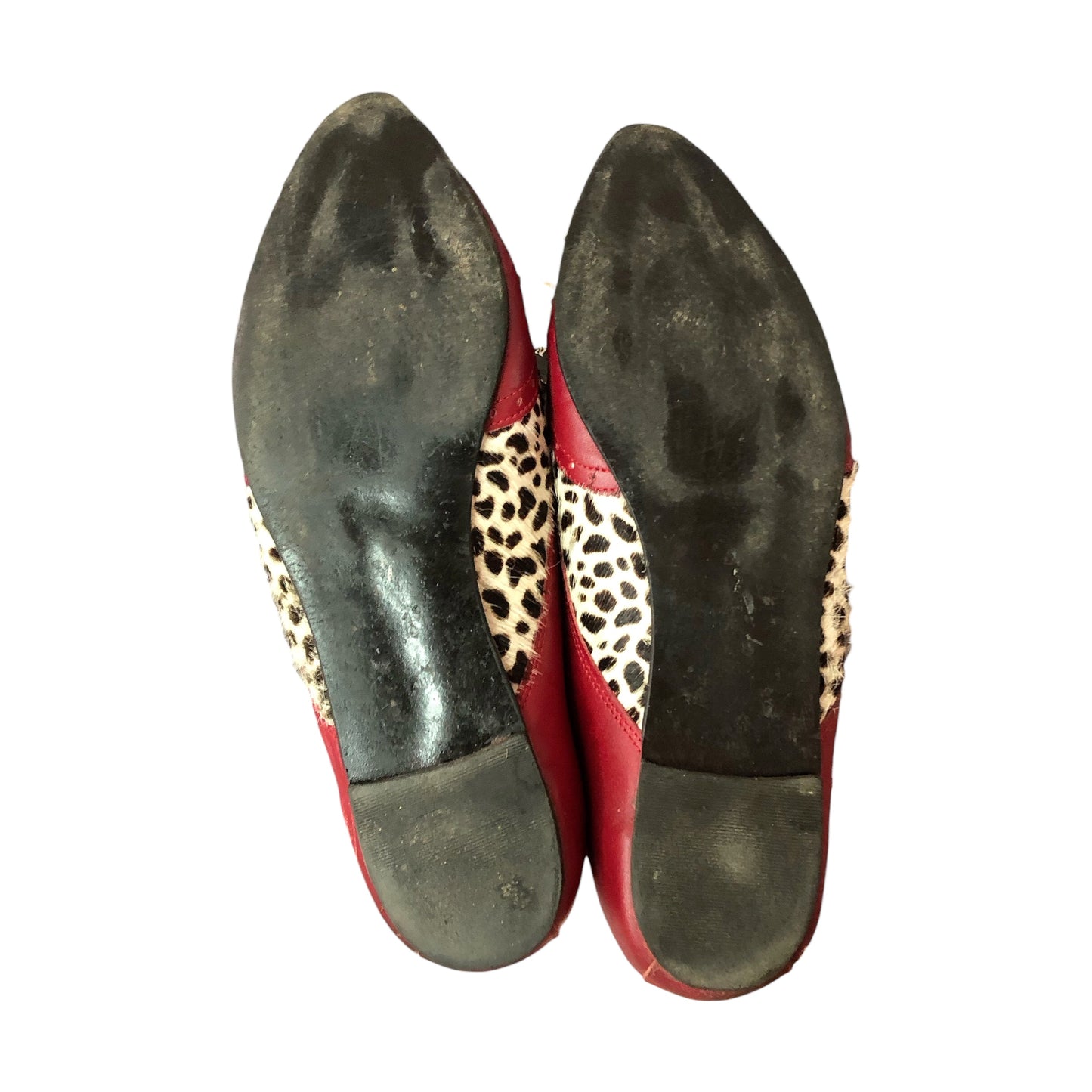 90’s Underground Red Leopard Leather Oxford Shoes (12)