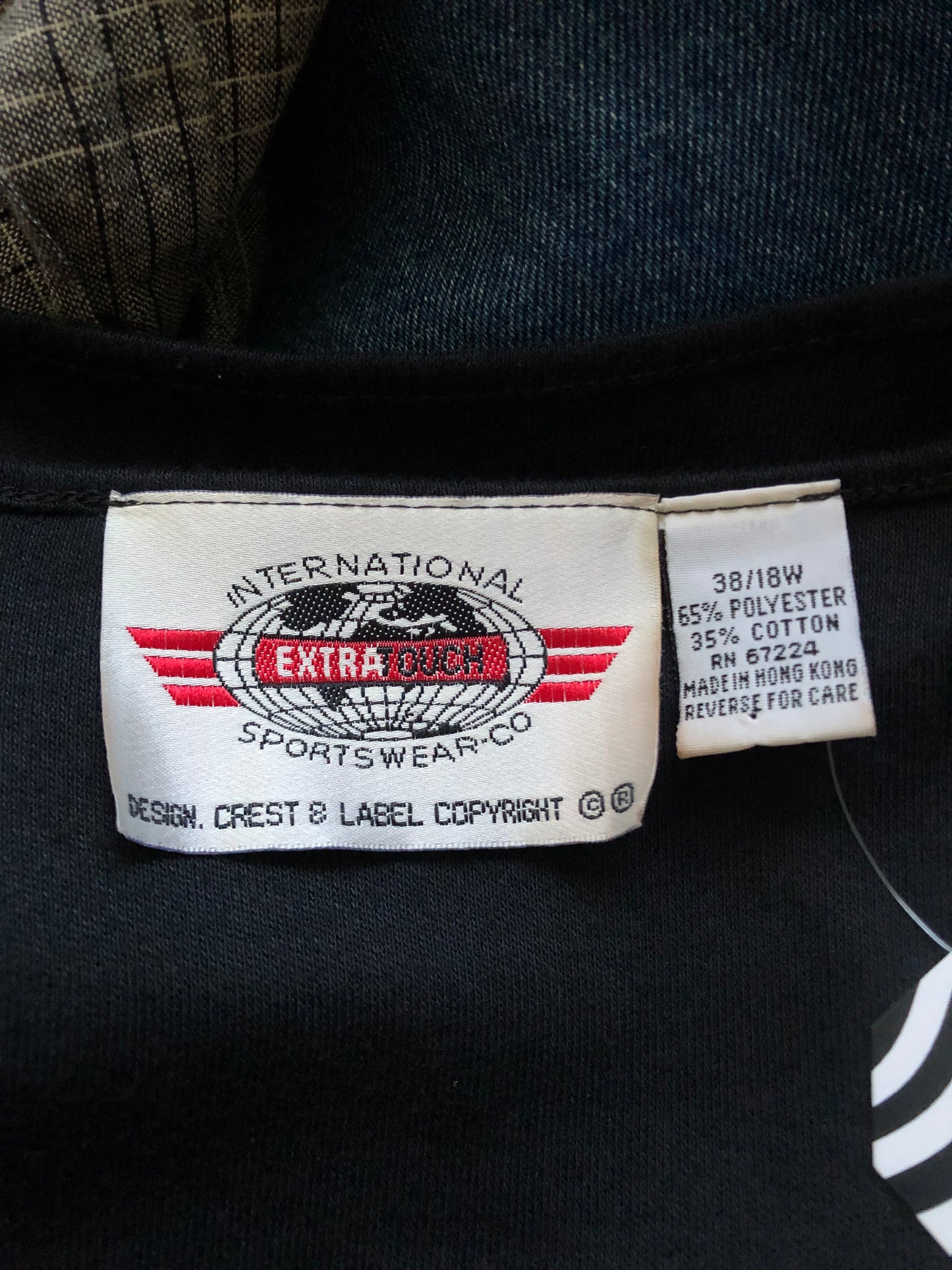 80’s/90’s Extra Touch International Sportswear Co Black Retro Shirt (2X)