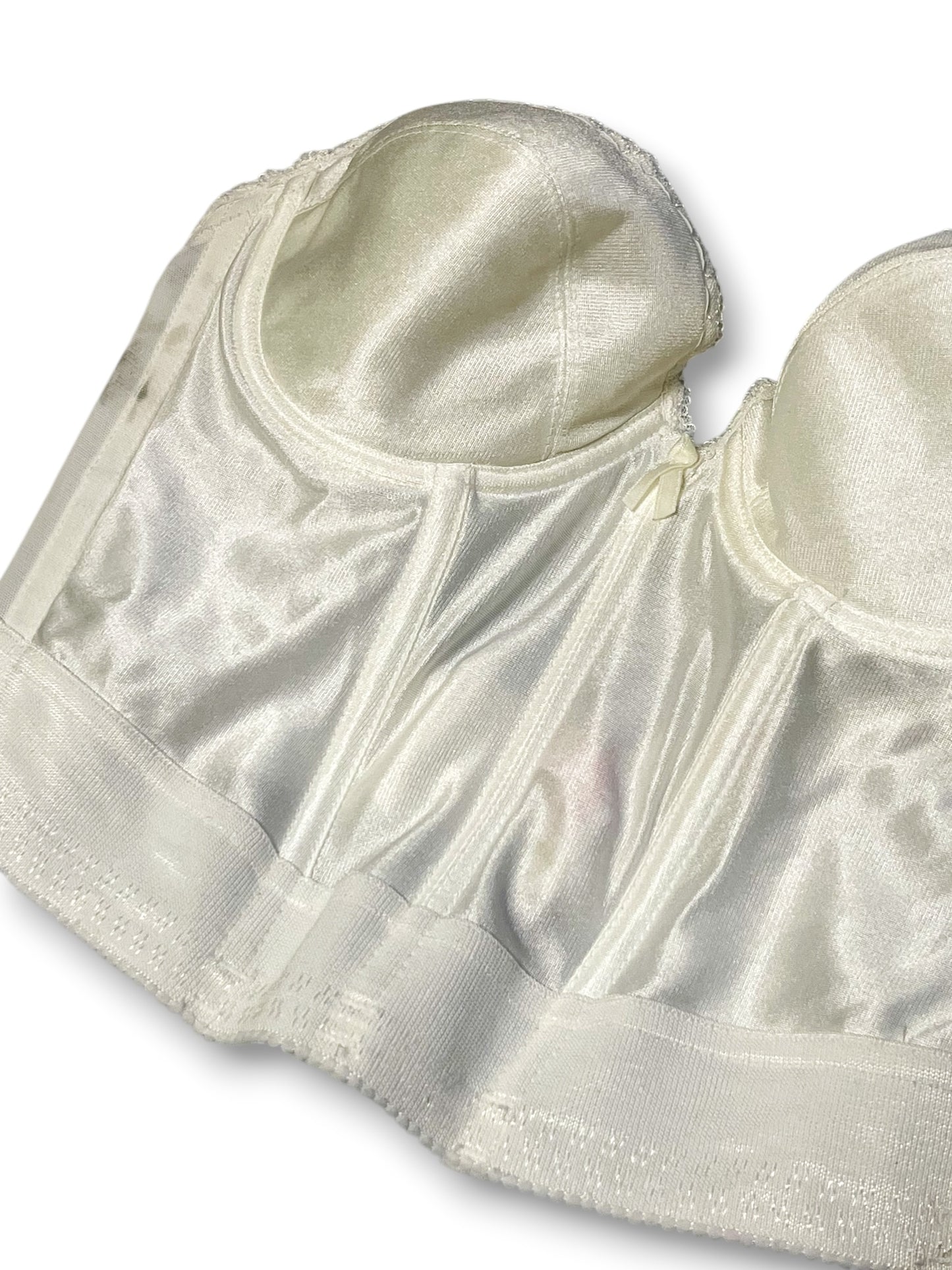80’s White Corset Bustier Top (36C)