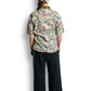 90’s/Y2K White Graphic Print Button Down Shirt (M/L)