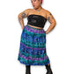 90’s Boho Retro Print Skirt (1X)