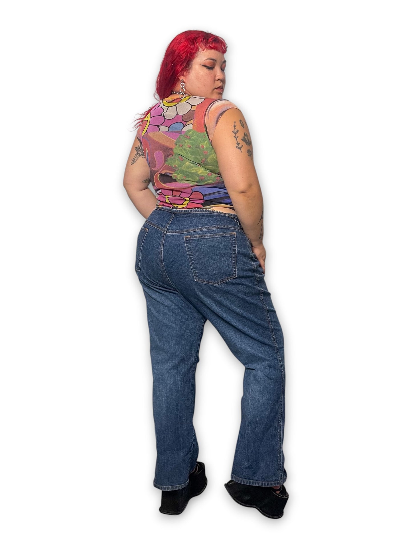 Y2K FUBU Low-Rise Jeans (3X)
