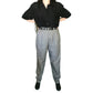 90’s Lee Black and White Micro Houndstooth Pleated Pants (L)