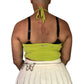 Y2K GUESS Lime Green Halter Top (M)