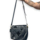 90’s Black Patchwork Leather Purse