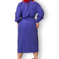 90’s Andrew Harvey Purple Retro Shirt Dress (2X)