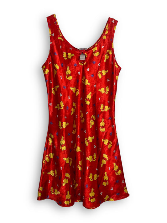90’s Winnie the Pooh Red Slip Dress (M)