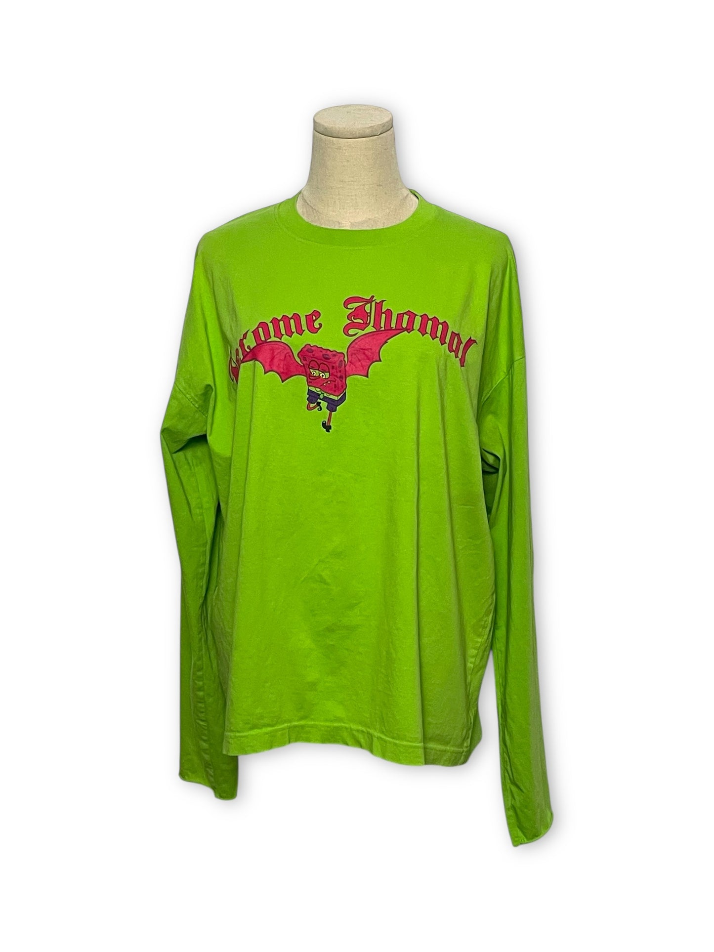 Jerome Jhamal SpongeBob Graphic Long Sleeve Shirt (M)