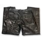 90’s/Y2K M. Julian by Wilsons Black Leather Cargo Pants (L/XL)