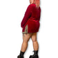 90’s Grunge Velvet Blouse (2X)