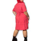 90’s Coral Layered Pencil Dress (3X)