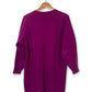 Vintage Magenta Cardigan Sweater (L/XL)