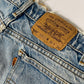 70’s/80’s Levi’s 505 Upcycled Denim Jeans (XL)