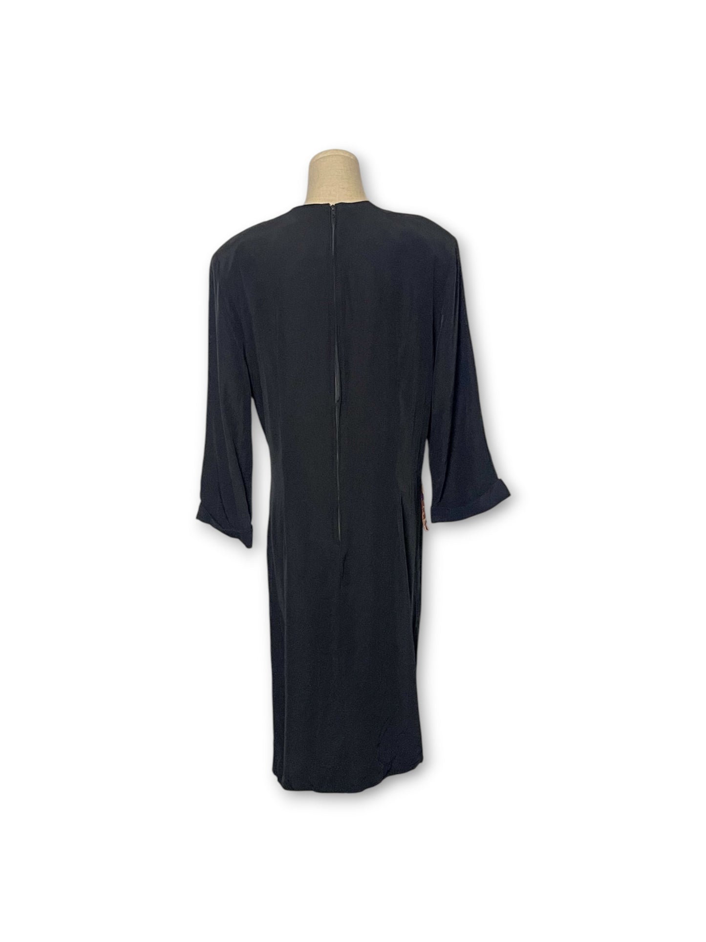 80’s/90’s Boho Grunge Pencil Dress (1X)
