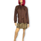 60’s/70’s Dana Point Brown Blouse (M/L)