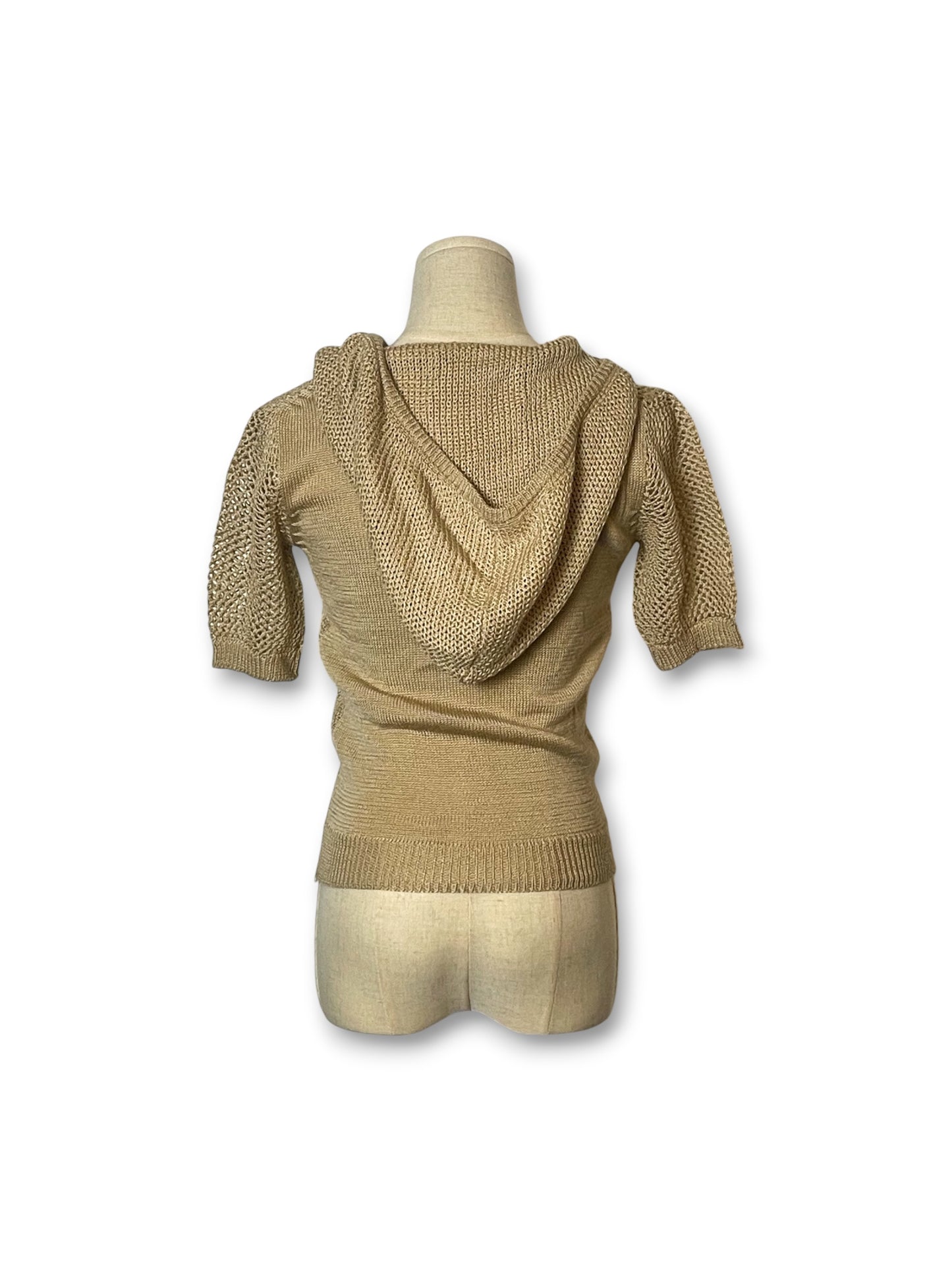 80’s Knit Hooded Sweater (S/M)