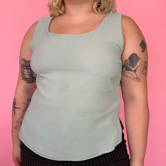 90's/Y2K Mint Green Top (L)