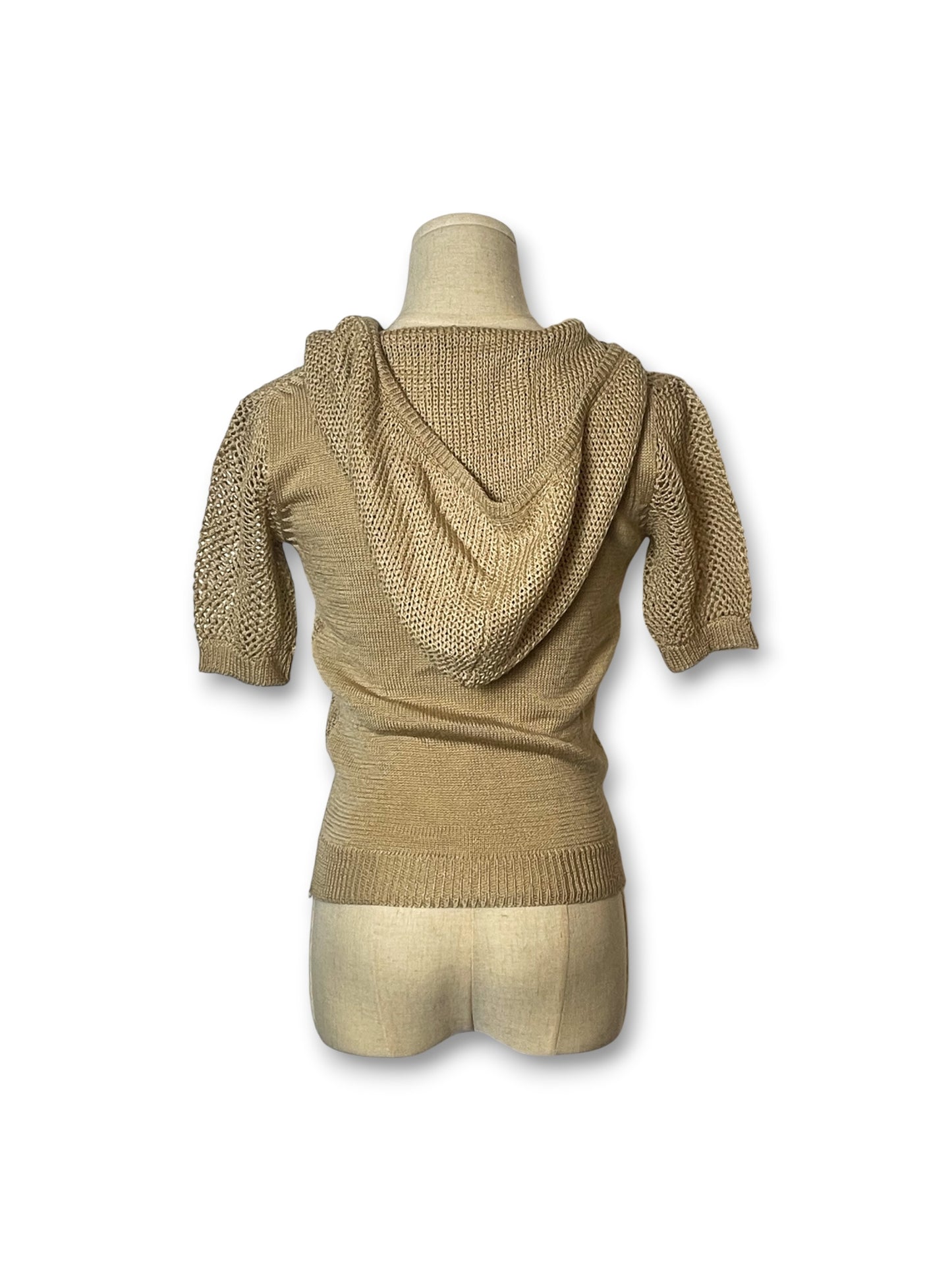 80’s Knit Hooded Sweater (S/M)