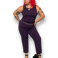 90’s Private Edition by Chico’s Plum Slinky 3-Piece Set (XL)