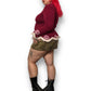 90’s Storybook Knits Burgundy Knit Cardigan Sweater (M/L)