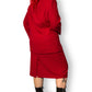 90’s/Y2K Kasper II for August Max Woman Red Skirt Suit (2X)