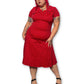 Ladybug Retro Wiggle Dress (XL)