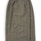 90’s Requirements Houndstooth Plaid Pencil Skirt (L/XL)