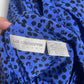 90’s Polka Dot Print Shirt Dress (M)