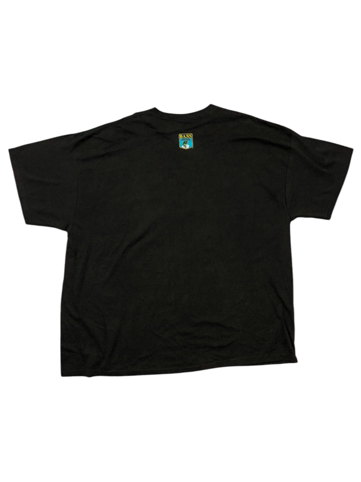 Y2K/Modern B.A.S.S. Bass Anglers Sportsman Society Black T-Shirt (3X)